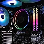 Periphio Castle Gaming PC, AMD Ryzen 5 5600GT up to 4.6GHz with Radeon Vega 7 Graphics, 32GB RAM, 1TBNVMe SSD, WiFi, Windows 11 Home, Black, 1080p Gaming Computer - Full RGB Gamer Bundle, 24" Monitor - Image 5