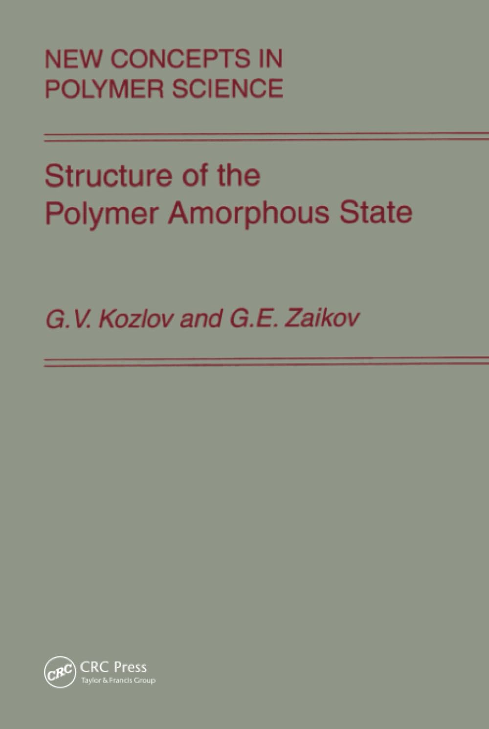 Structure of the Polymer Amorphous State manuel physique chimie matériaux
