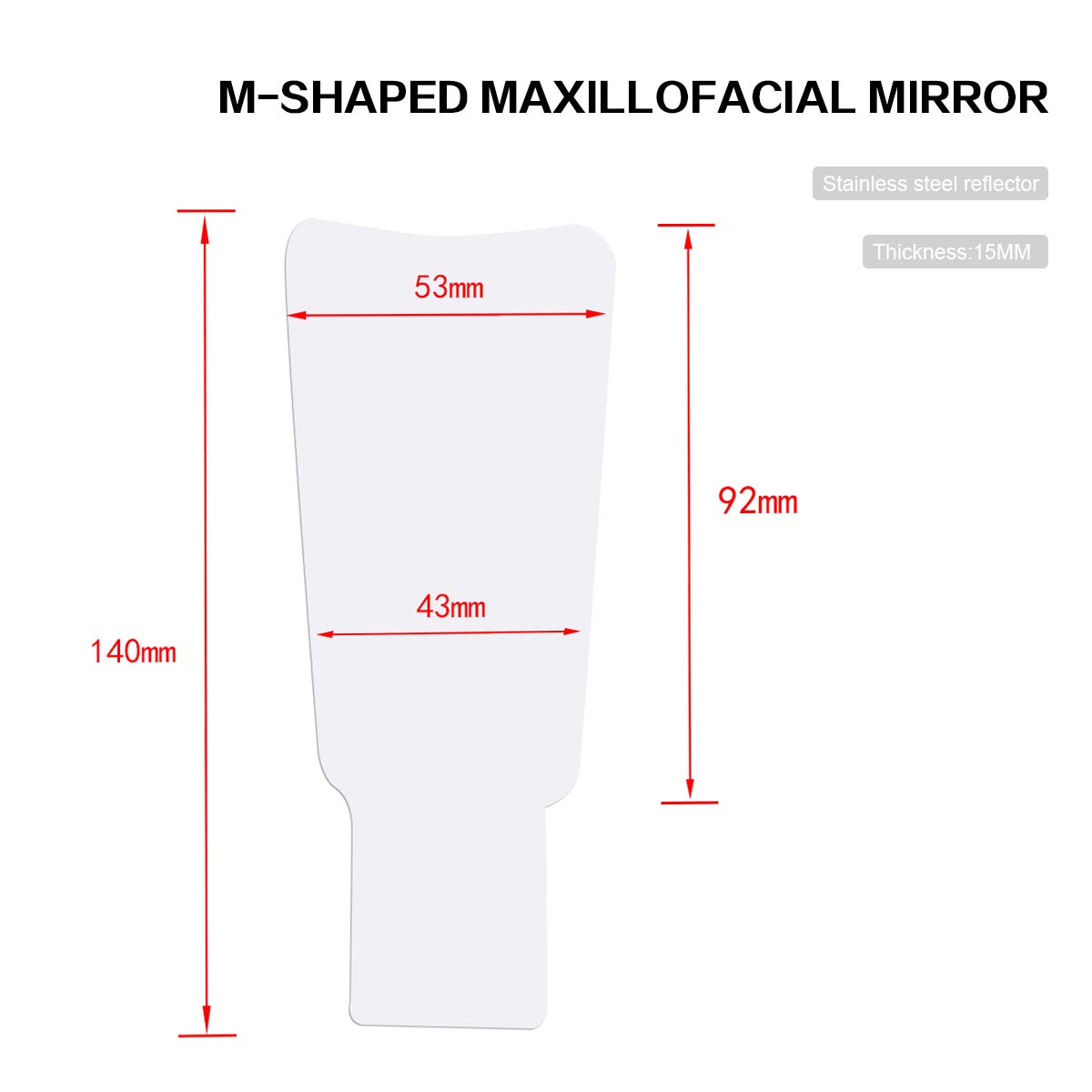 Miroir dentaire anti-buée automatique pour photographie réflecteur verre désembuage miroir orthodontie