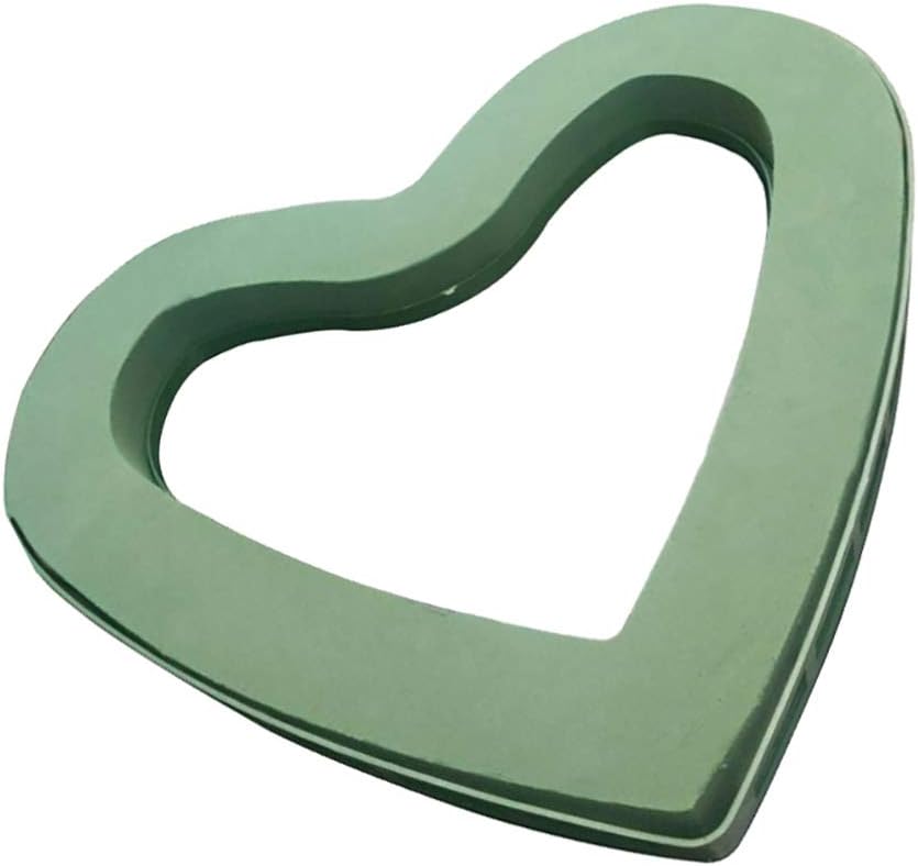 SOIMISS Floral Foam Open Heart Flower Wreath Frames for New Year Wedding Party