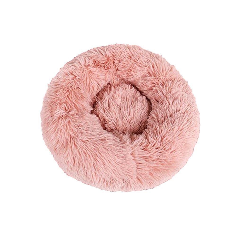 Alpha   tech  Comfortable Fluffy  Pet  Bed Cushion for Small Medium Dogs & Cats S Pink
