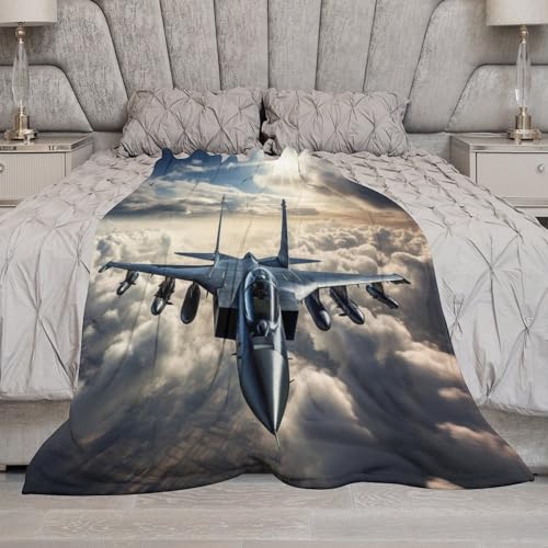 Couverture avion en flannel douce de qualité supérieure pour lit douillet - 8