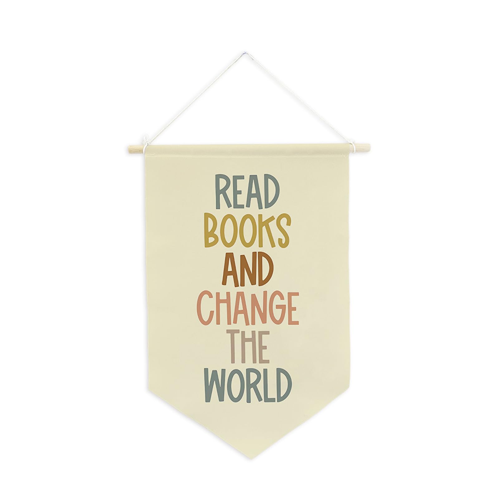 Polyester Pennant Wall Decoration Featurings Motivational Quote For Enhancing Personals Space Reading Quote Flag