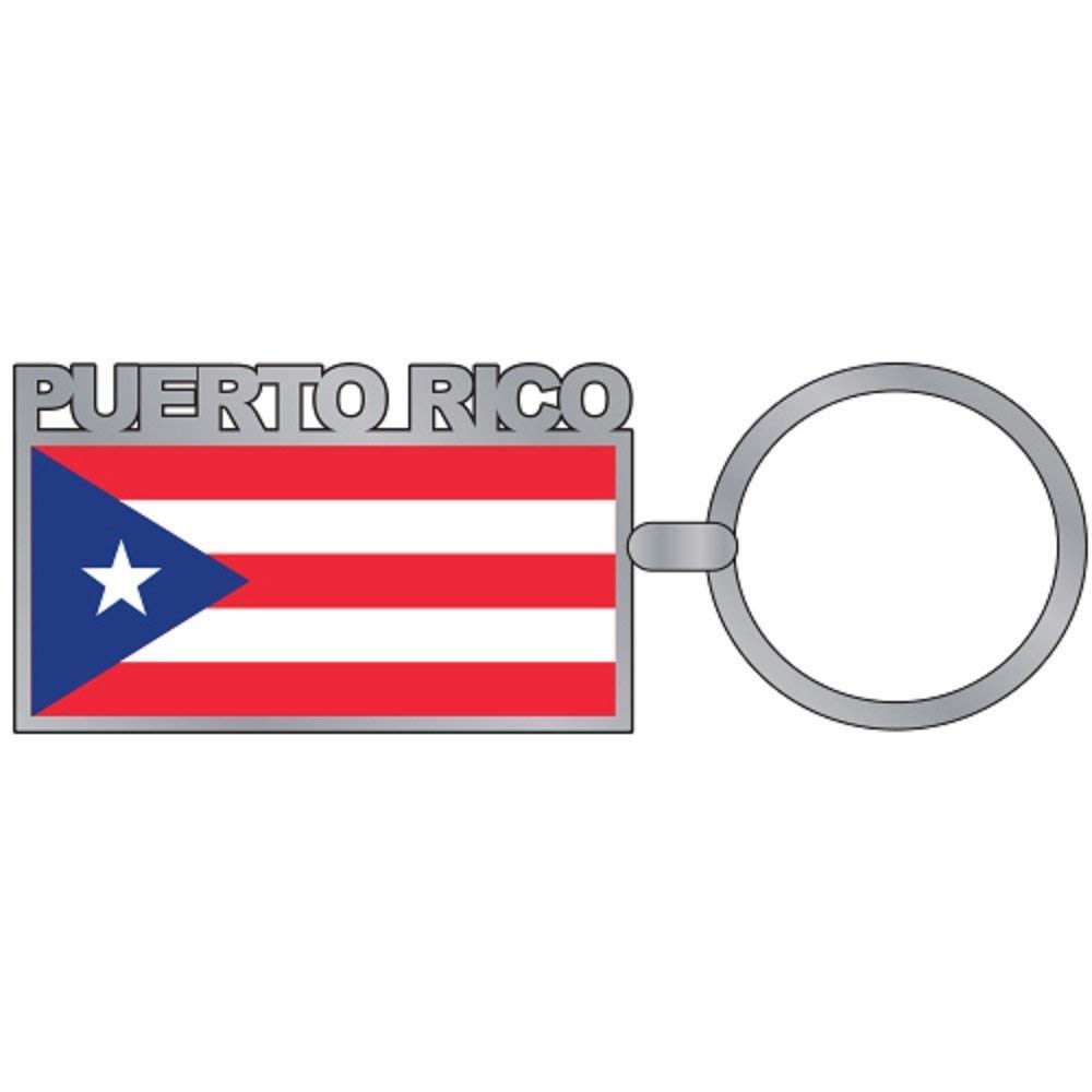 Puerto Rico Souvenirs Gifts Key chain, Flag Keychain San Juan Souvenirs Key Rings (Puerto Rican)