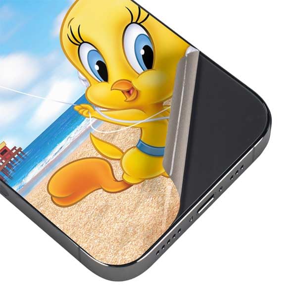 Skinit Decal Phone Skin Compatible with iPhone 14 Pro Max - Officially Licensed Looney Tunes Tweety Bird iPod Design