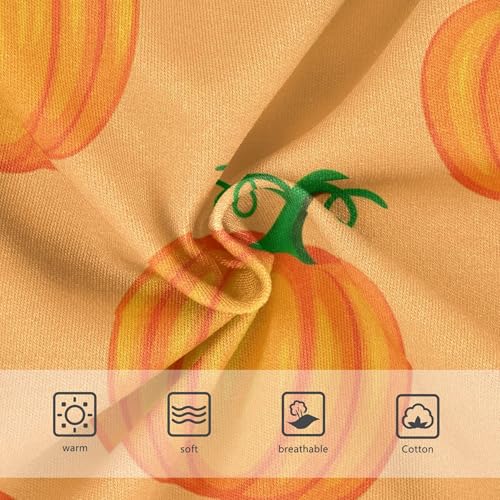 Cotton Toddler Underwear Floral Orange Pumpkins Green Vines Girl Panties Cute Pattern Kids Briefs Undies 2t3