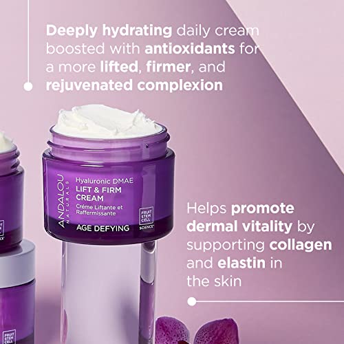 Andalou Naturals 25175 Hyaluronic Dmae Lift Firm Skin Cream, Face Moisturizer thumb #1