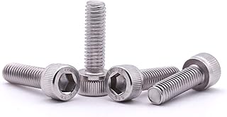 1/4-20 x 3/4" (3/8" to 3" Lengths Available) Socket Head Cap Screw Bolt, 304 Stainless Steel 18-8, Allen Hex Drive, Full Thread, Coarse Thread UNC 25 PCS