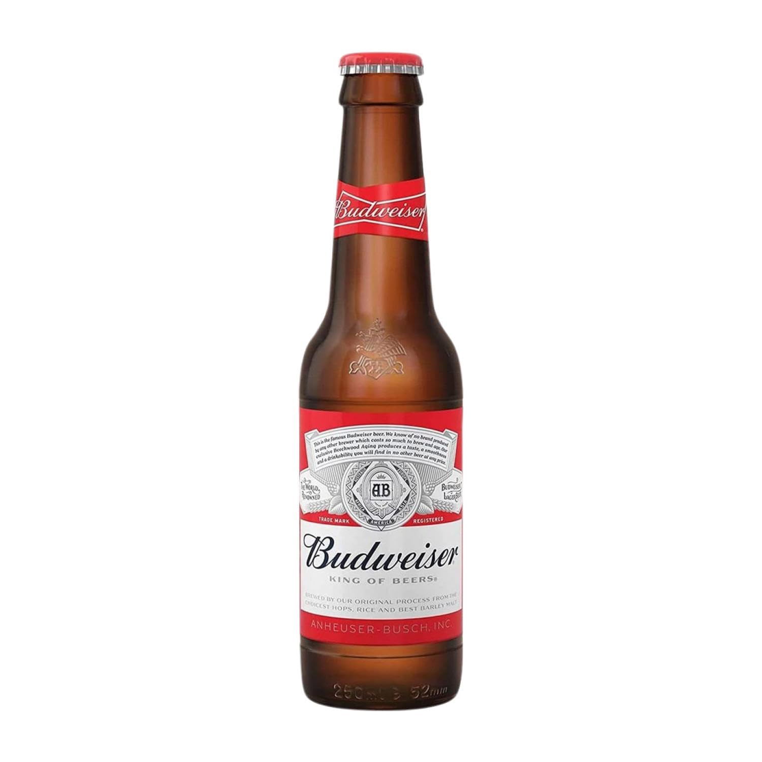 Cerveza Caja de 24 unidades Budweiser Botellín 25 cl