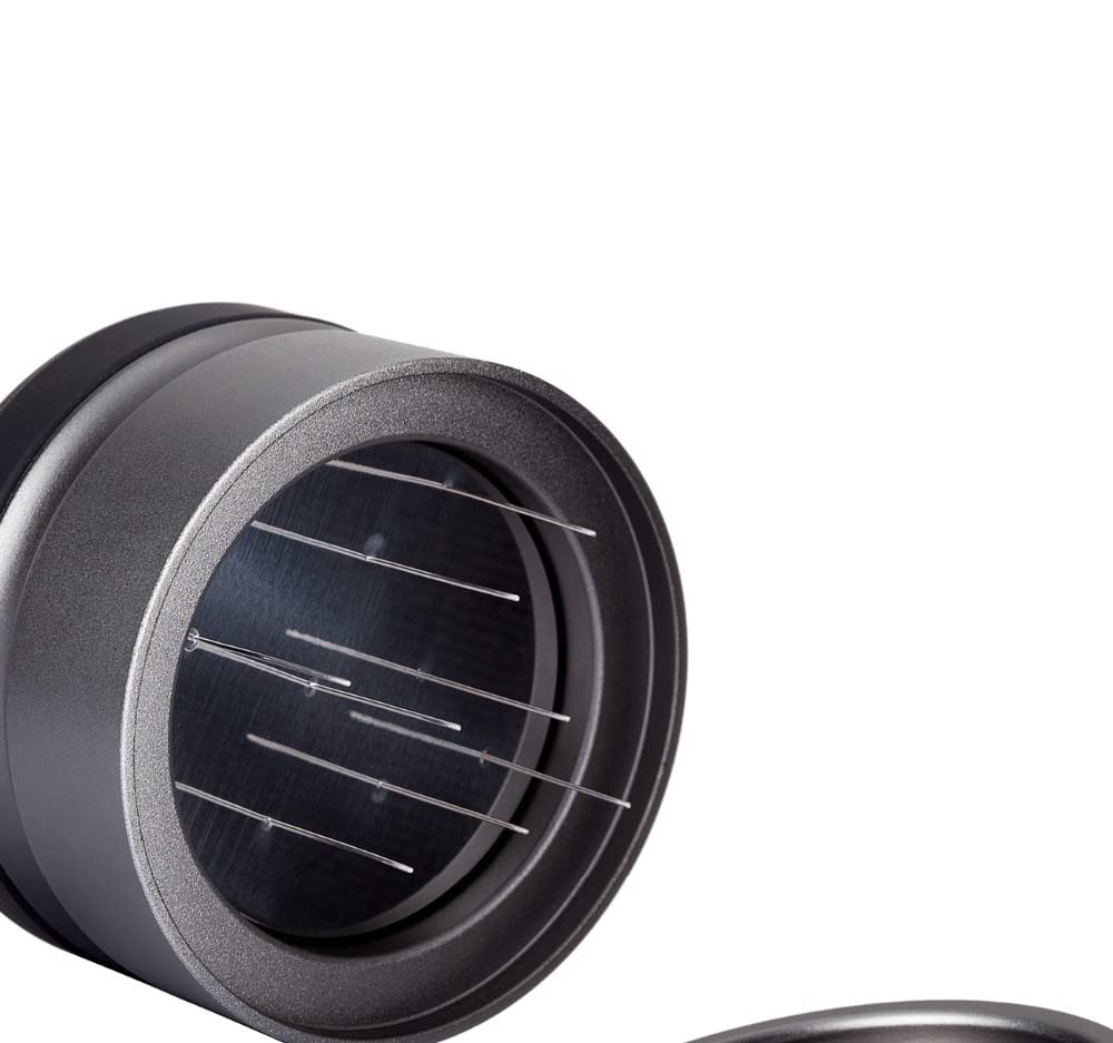 TJLSS Aguja Café Altura Ajustable 58 mm Distribuidor Nivelador Herramienta Prensa en Polvo Acero Inoxidable Tamper de café (Color : C)
