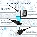 HBONY 65W 45W USB C Laptop Charger Compatible with Lenovo Type C Computer Power Adapter Cord,Thinkpad X1 T480 T490 T480s T490s T580 T590 T14 T15 T16, Yoga 7i C740 C940 C930 920 C630 730 720,Chromebook