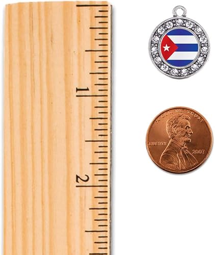 Miniatura 2 de Inspired Silver - Pulsera con dije de círculo de plata con joyas de circonita cúbica