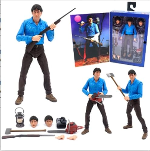 Lkcozsm 2023 Evil Dead 40Th Anniversary Ultimate Ash 7In Pvc Action Figure Gift For Fans Kids #TOP1