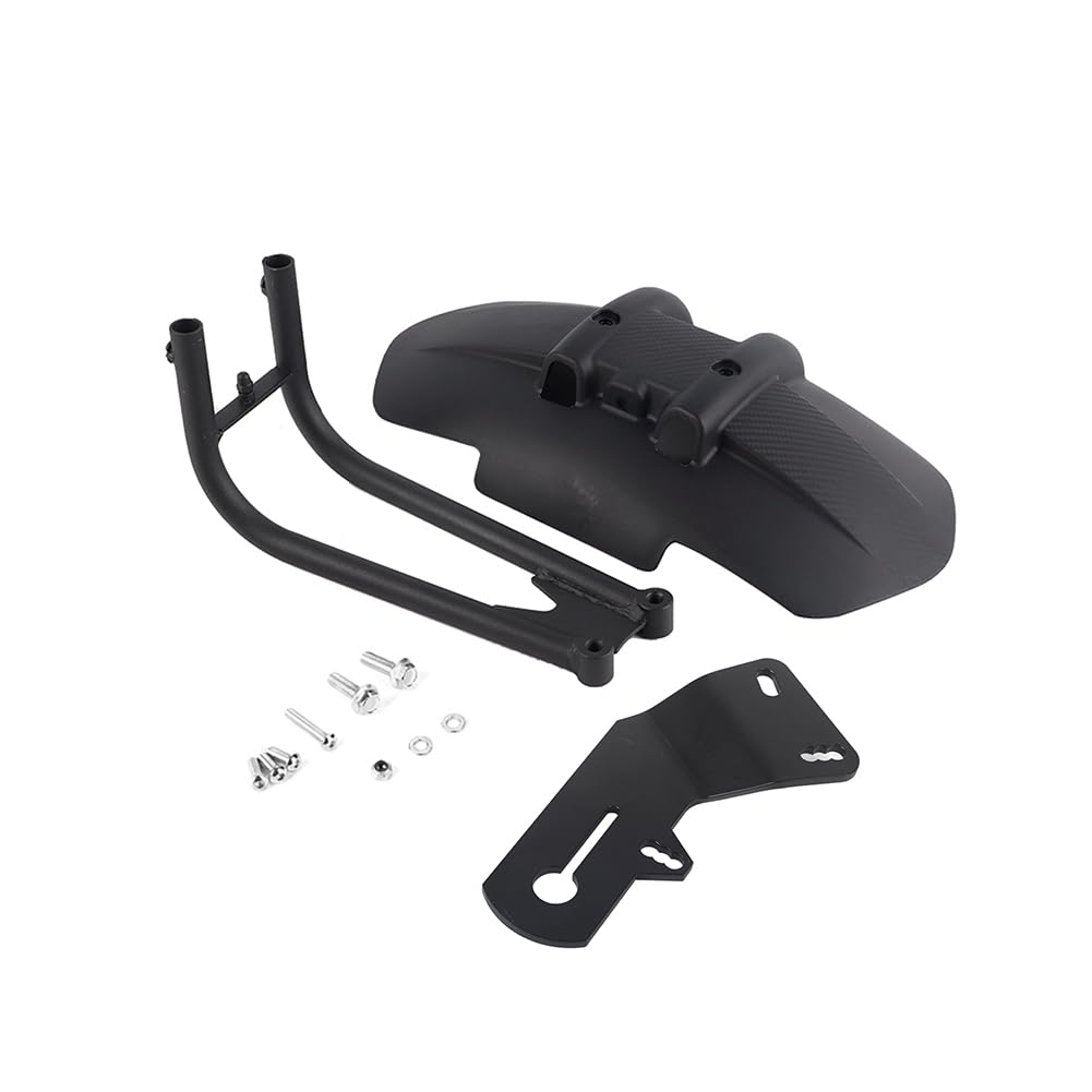 Tiiyee Garde Boue Arrière Moto, ABS et Acier Inoxydable Protection Roue Arrière Universel De Moto Universel Garde Boue avec Support pour La Modification Universelle Aile Couverture Protecteur