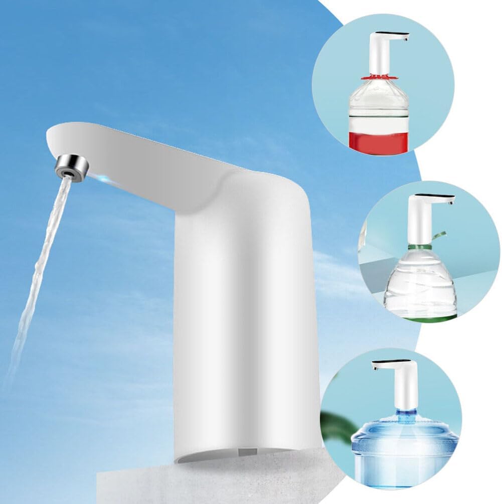 Angoily USB Charging Electric Water Dispenser Pump for Automatic Water Jug Pump Easy to Use and Install