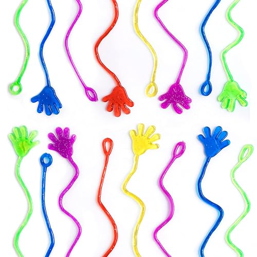Giraffe Manufacturing 43223-10142 75 Piece Assortment Of Small And Large Glitter Slappy Hands Treasure Box - Kids Party Favors thumb #8