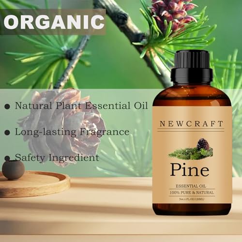Aceite esencial de pino 120 ml 100% puro natural con gotero miniatura 2