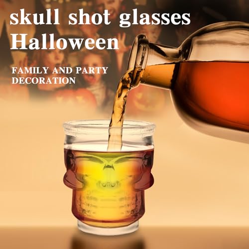 Eispap 2004-3 Skull Shot Glasses 50Ml Shot Glasses Set Freezer Safe Shot Glasses thumb #3