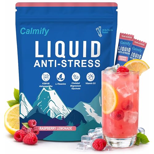 Calmify Liquid Anti Stress Cortisol Raspberry and Lemonade Flavour