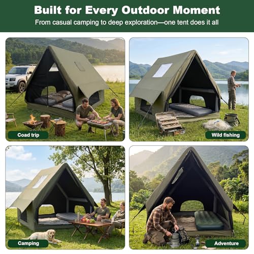 Carpa Inflable de Lujo NANJEEN para 1-2 Personas, 600D Oxford miniatura 7