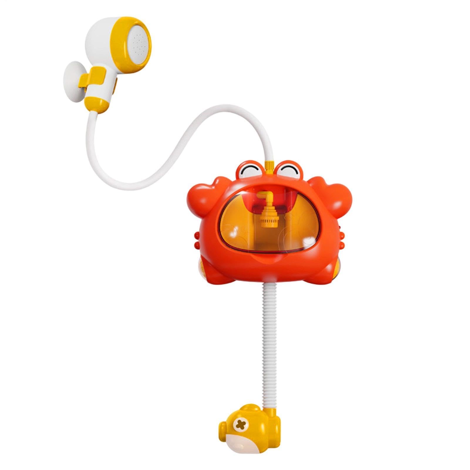 Pomme Douche Jouet pour Jouet Crabe Forme Un Crache Bulles Et Eau