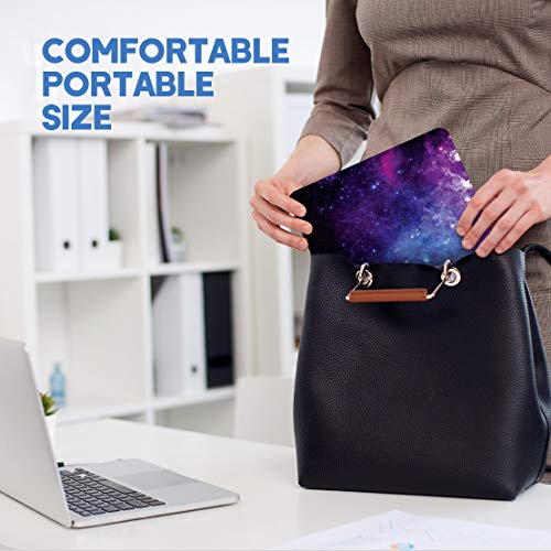Purple Solar System Mouse Mat Pad - Nebula Galaxy Space Gift Secret Santa Birthday Christmas Astronaut Starry Night Sky Dad Brother Son Daughter Kids Men's Stars #8364 - Image 6