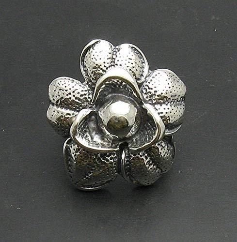 Bague en argent fleur 925 taille ajustable Empress R000767 - 6