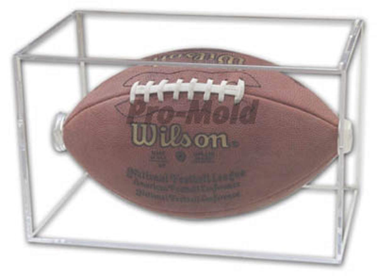 Econosafe Acrylic Football Display Case Cube Holder