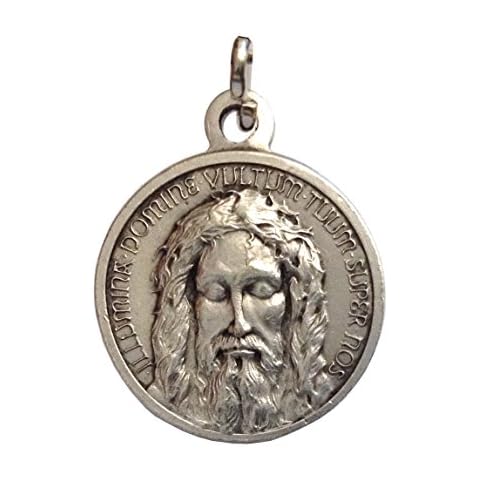 LOT OF 3 ( THREE ) HOLY FACE SHROUD OF JESUS CHRIST MEDALS - THE PATRON SAINTS MEDALS - 100% MADE IN ITALY Cover