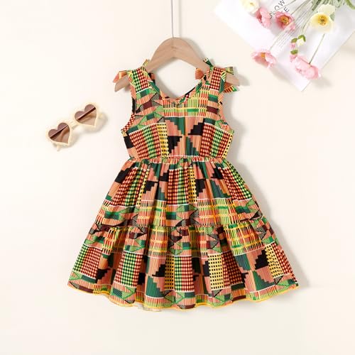 Toddler Baby Girl Dress African Clothes Girls Dashiki Ankara Dresses Kids African Clothing3
