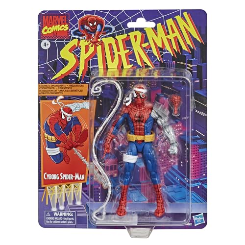 Spiderman Hasbro Marvel Legends Series Figurine Cyborg Spider Man De 15 Cm - vue 3