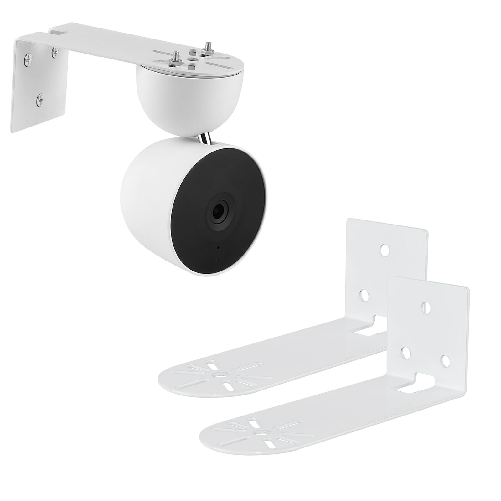 Wall Mount Nest Iq 2-Pack Google Nest Cam Mounts No-Drill