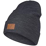 🔥 Bestes Geschenk: Die Mütze mit Bündchen hat eine hohe Dehnbarkeit. Das Vintage-Leder-Logo macht es zu einem perfekten Athleisure-Stück für Schule, Party, Sport und Outdoor-Aktivitäten. Nützliche Outdoor-Gadgets zum Gehen, Laufen, Joggen, Spazierengehen, Angeln, Autoreparatur und mehr Outdoor-Aktivitäten. HAMUNI Unisex Beanie Mütze ist auch ein ideales Geschenk für Geburtstag, Halloween, Erntedankfest, Weihnachten und Neujahr usw.