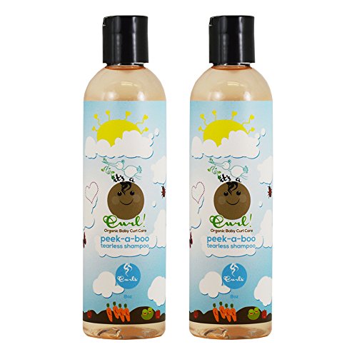 Curls It's a Curl Organic Baby Curl Care Peek-a-boo Tearless Shampoo 8oz "Pack of 2"