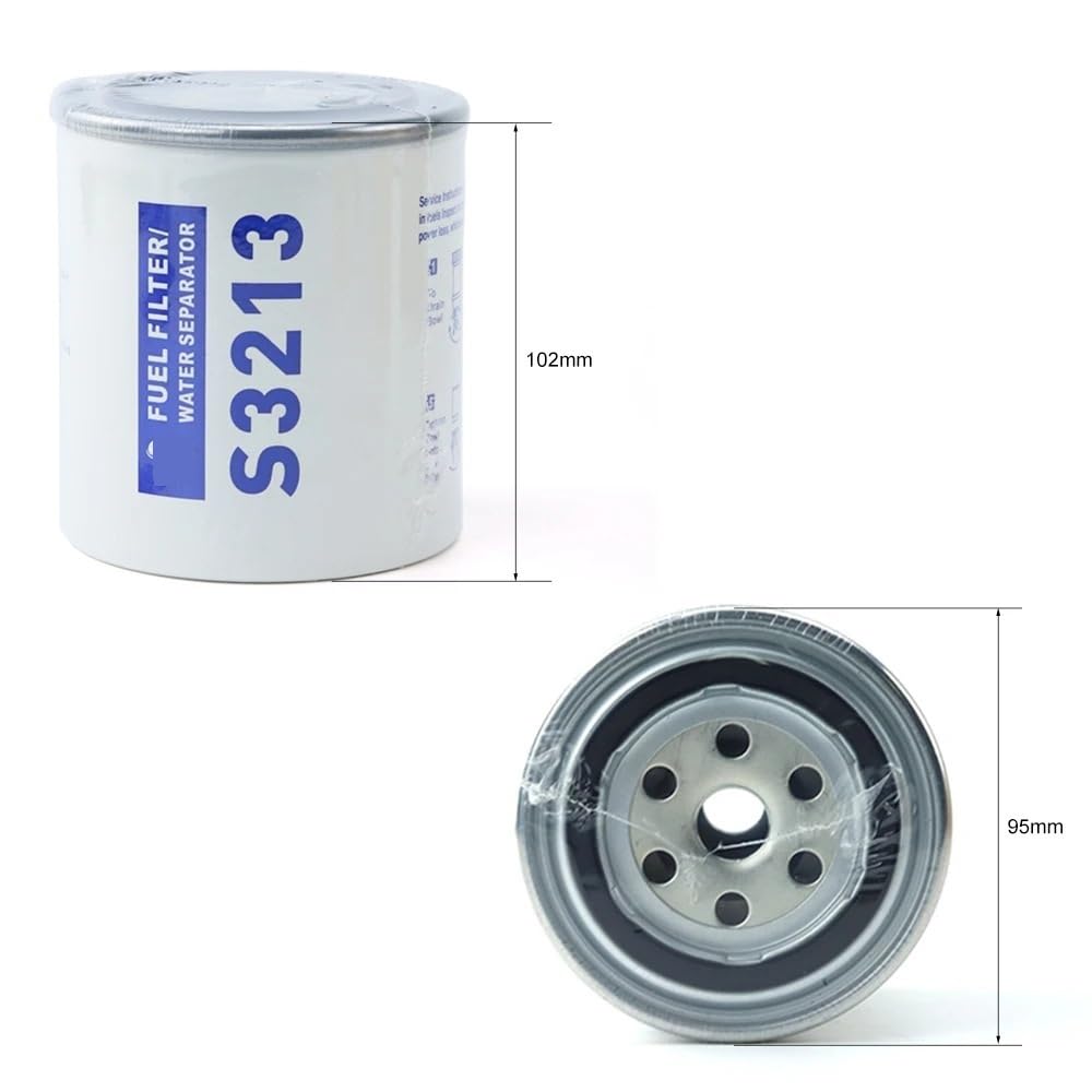 1PC/2PCS Per S3213 Separatore Acqua Fuoribordo Misura Per Mercury Quicksilver OMC Motore Marino Barca 10 Micron Filtro separatore acqua Filtro carburante motore(2PCS)