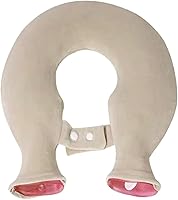 Vista 11 de Botella de agua caliente para cuello y hombro con funda de franela extraíble y cierre a presión ajustable, alivio del dolor, comodidad cervical