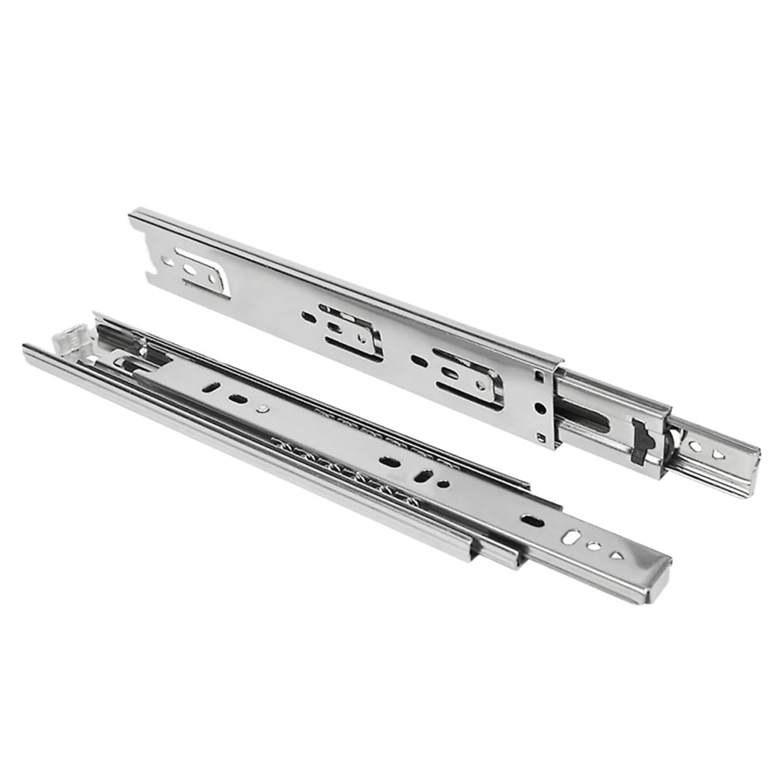 Glissière silencieuse 20 pouces en acier inoxydable pour tiroir à amortisseur hydraulique