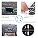 Sylvil 4 Packs Rear Radio Volume Control Knob Cover 22912547 and AC Dash Button Sticker Repair Kit (4 Packs), Universal Vehicles Interior Accessories for Most Car 2007-2014