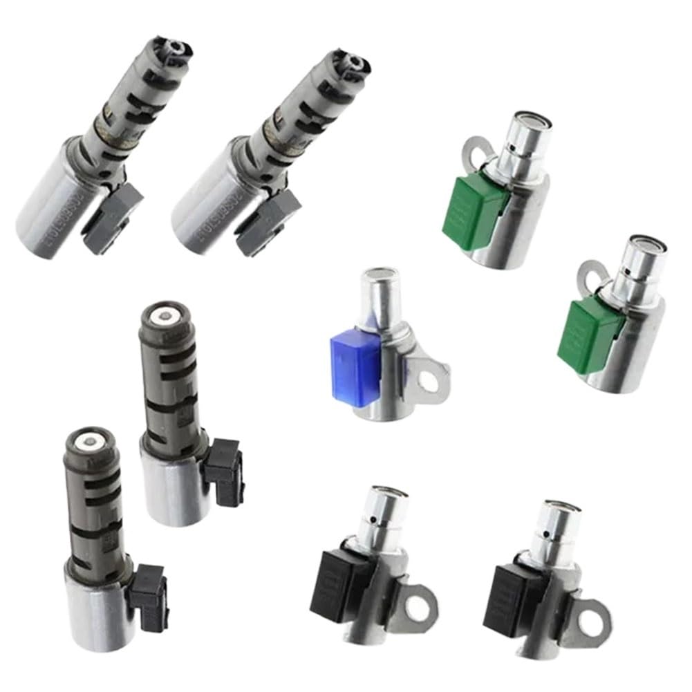 Wxnlbb One Color 9Pcs A960,A960e,Tf65-Sn,Tb-60Nf 6 Speed Automatic Transmission Solenoid Valve Compatible With Toyota/Lexus Gs300 Is250 Is300 3.5L V6