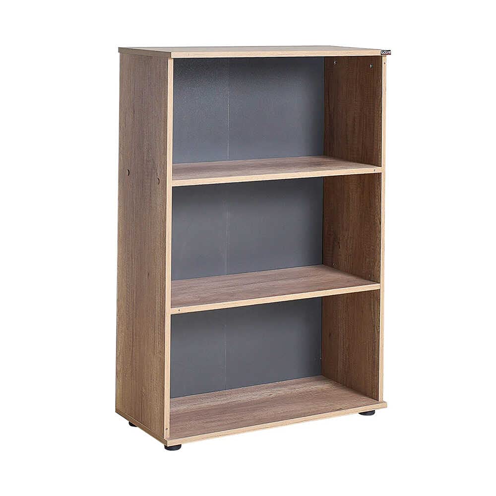 Adore MobilyaFurniture Rio Large 3 Shelves Bookcase, 72 x 109 x 34 cm, Tori