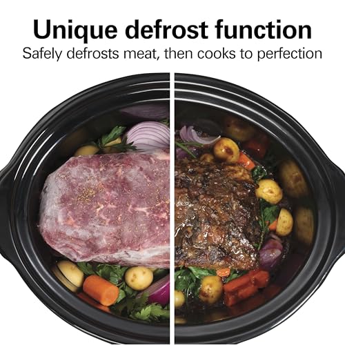 Image of Hamilton Beach Portable Ready, Set, Dinner 6 Quart Programmable Slow Cooker