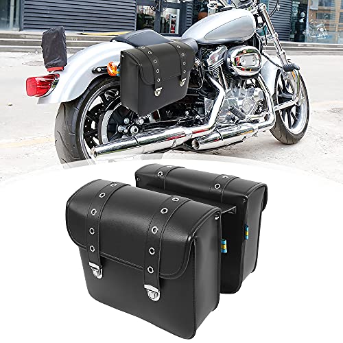 Motoforti Par de bolsas laterais de ferramentas para motocicleta, bolsa de ciclismo, impermeável, co