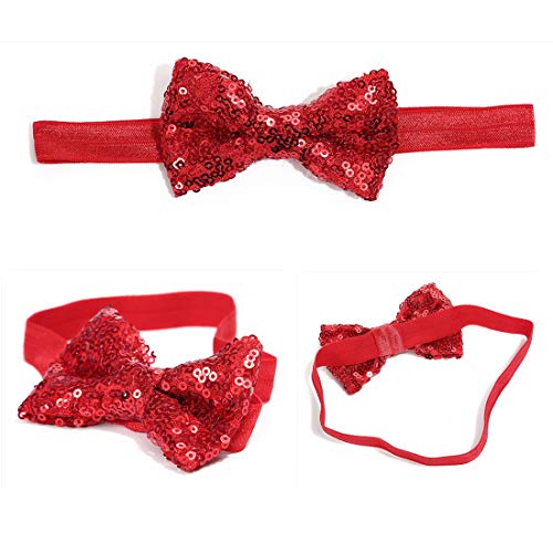 Oaisnit Baby Girl Mary Jane Flats Sparkly Soft Infant Princess Dress Crib Shoes With Headband #TOP2