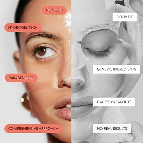 Miniatura 4 de LOOPS SEMANAL RESET - Mascarilla rejuvenecedora de hidrogel - Rejuvenece, hidrata, refina y visiblemente regordeta para un brillo juvenil, súper