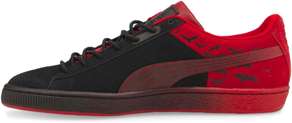 PUMA Mens Suede Classic Batman Sneakers Shoes Casual - Black, Red - Size 8 M