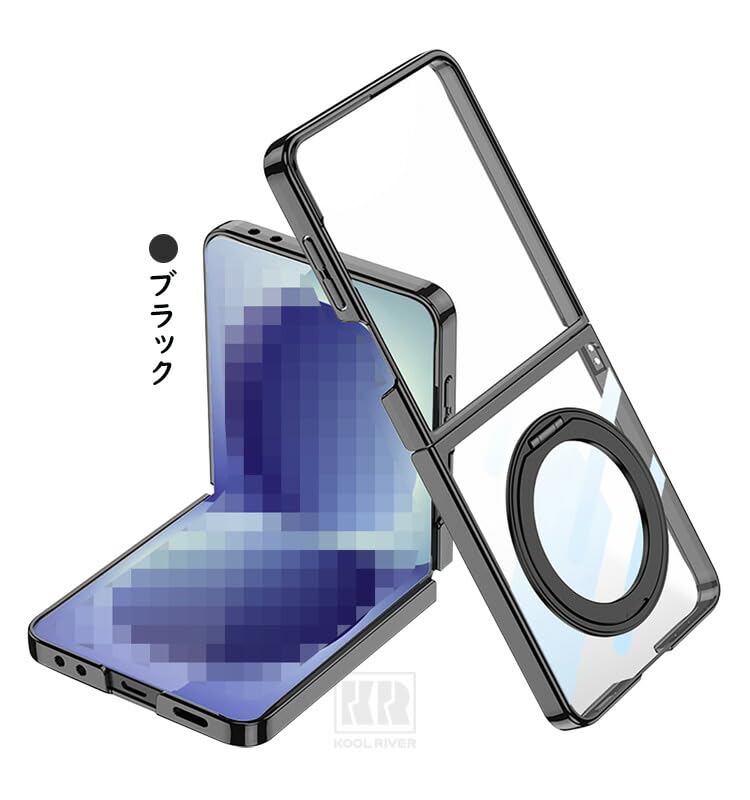 Amazon.co.jp: AGENIUS・For Galaxy Z Flip8 ケース 耐衝撃 透明