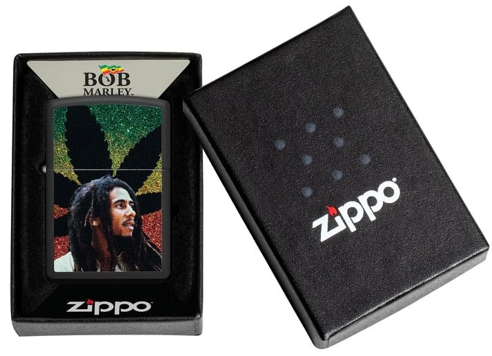 Encendedor Zippo modelo Perint46741 negro mate con grabado personalizado miniatura 5