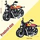 Danbghyuo Motorcycle Toy,2PCS Legierung Motorrad Spielzeug,Legierungs Motorradspielzeug Motorradmodelle,Modell Motorrad Dekoration für Freunde und Kinder,für Lernspiel,Geburtstagsparty-Geschenk
