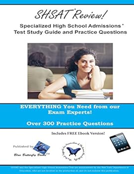 Paperback Shsat Review! Specialized High School Admission Test Study Guide Book