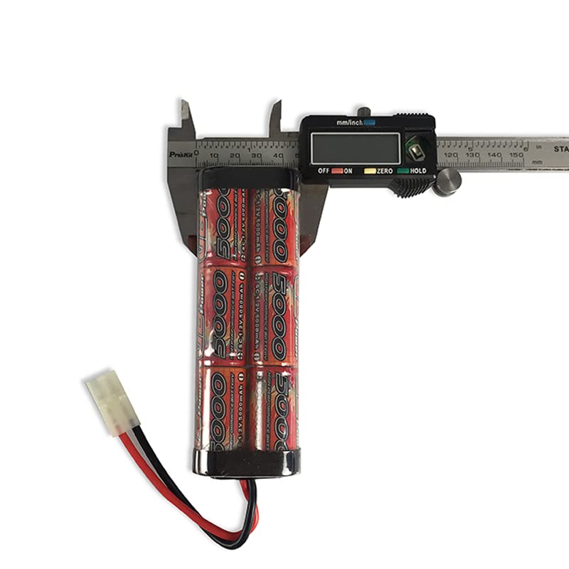 Batería Nimh de 134 x 47 x 24 mm, 7,2 V, 5000 mAh, para camión cisterna 1/16 RC